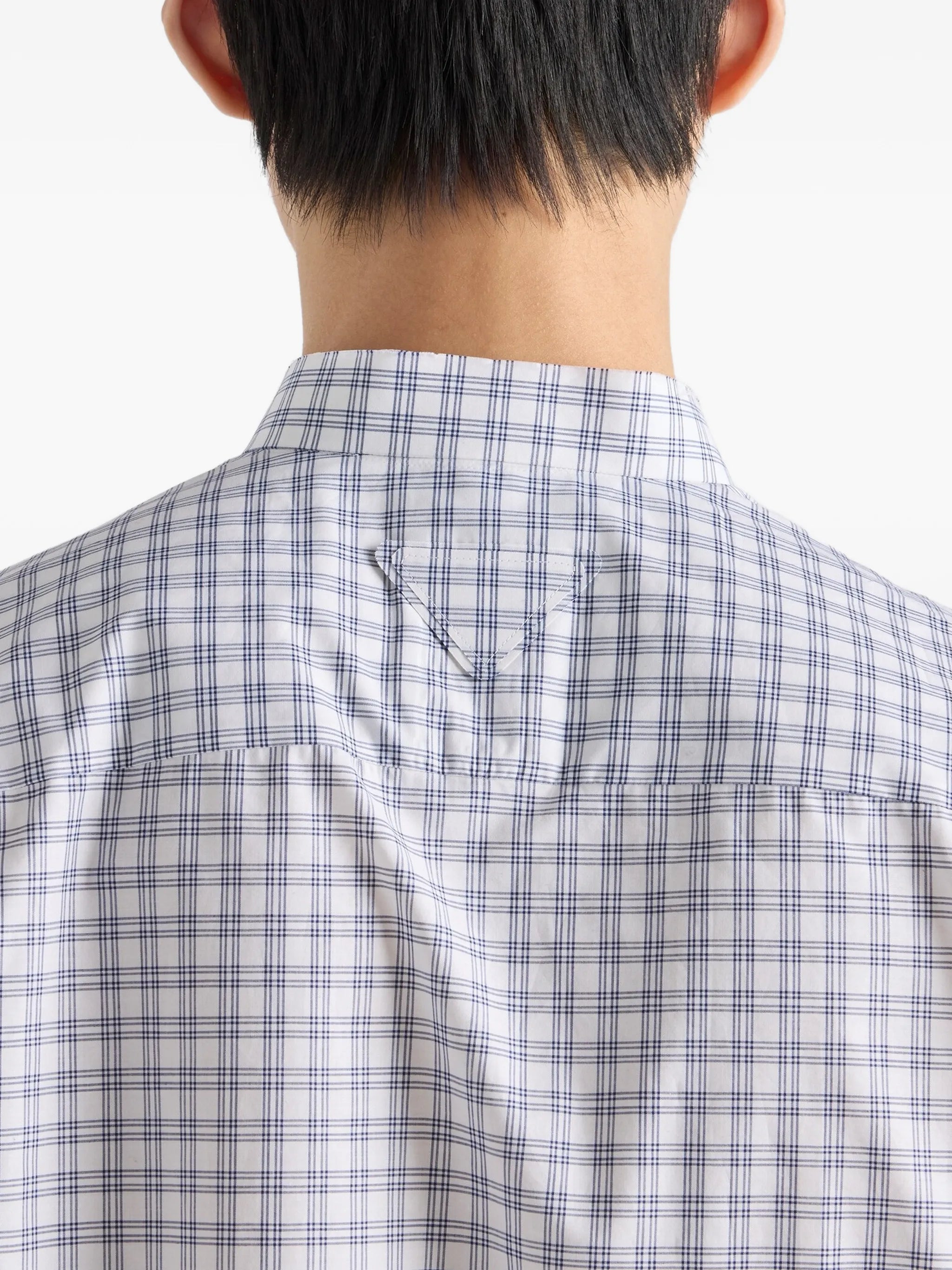 Prada Prada Check-pattern Pocket Shirt, view 2