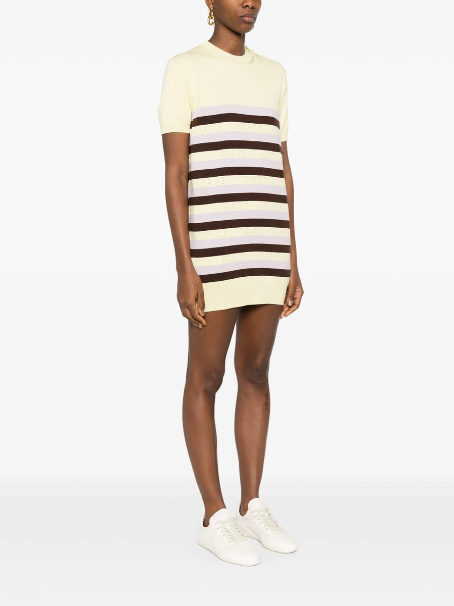 Gucci Gucci Button Striped T-shirt, view 5