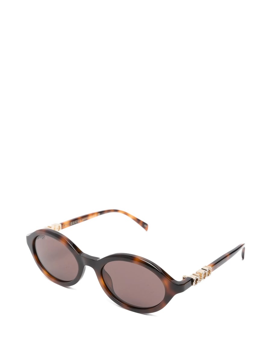 Gucci Gucci Logo Oval-frame Sunglasses, view 2