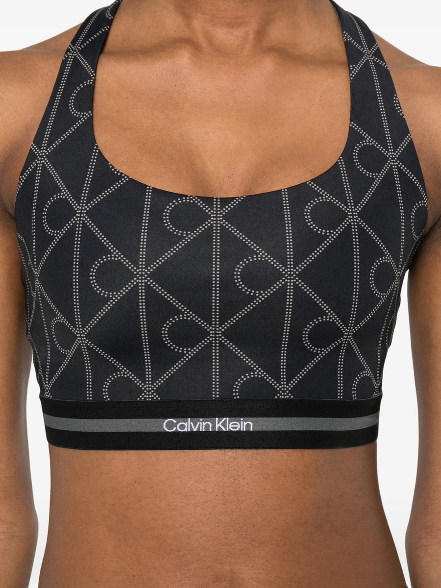Calvin Klein Sport Calvin Klein Sport Patterned Performance Top, view 3