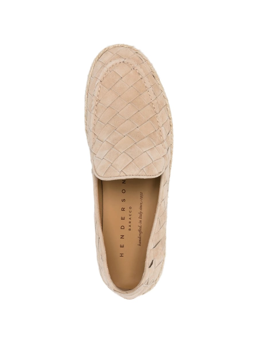 Henderson Baracco Henderson Baracco Tahiti Suede Flat Espadrilles, view 4