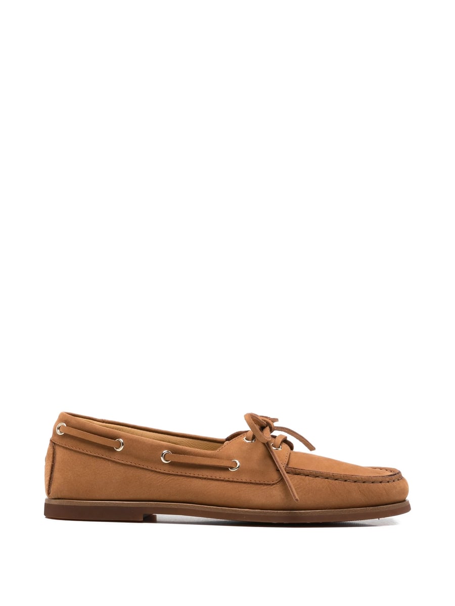 Henderson Baracco Henderson Baracco Zelia Lace-up Detail Boat Shoes
