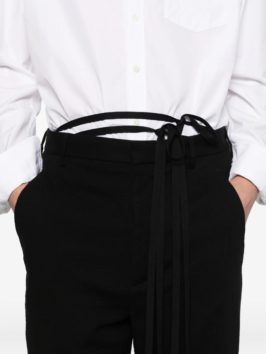Ann Demeulemeester Ann Demeulemeester Double Gauze Trousers, view 3