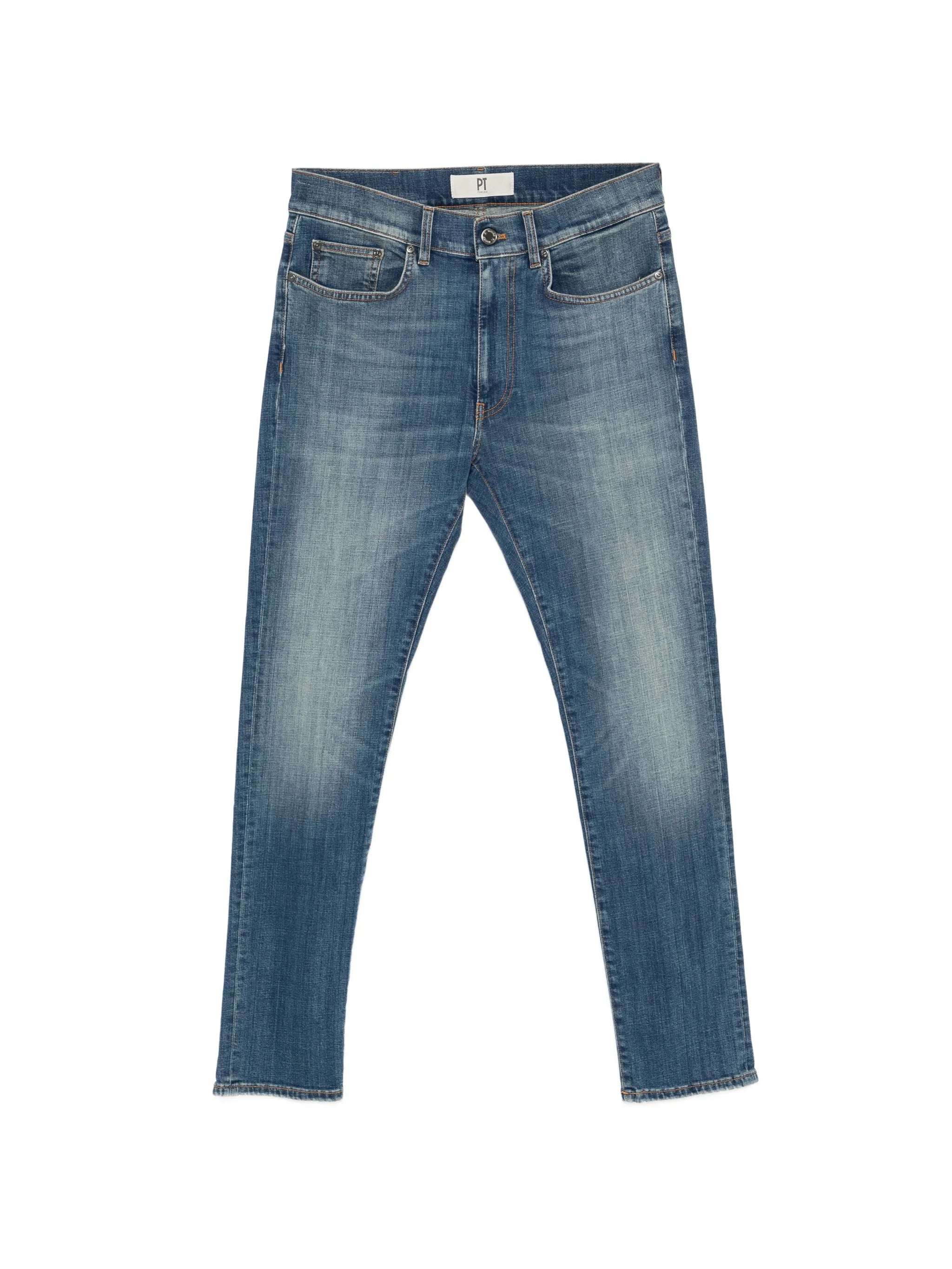 Pt01 Denim Pt01 Denim Faded Jeans