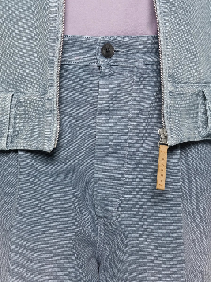 Marni Marni Pleated Button-fastening Trousers, view 4