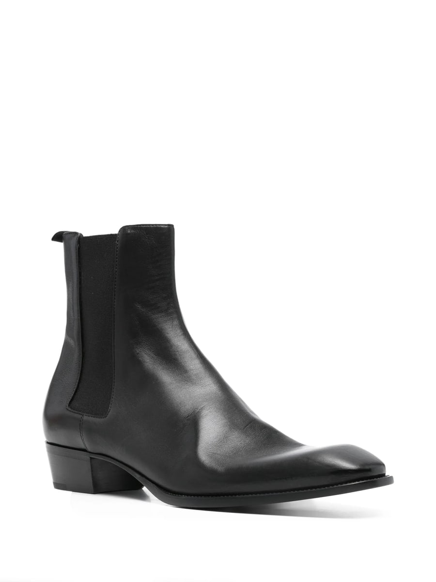 Saint Laurent Saint Laurent Pointed-toe Boots, view 2