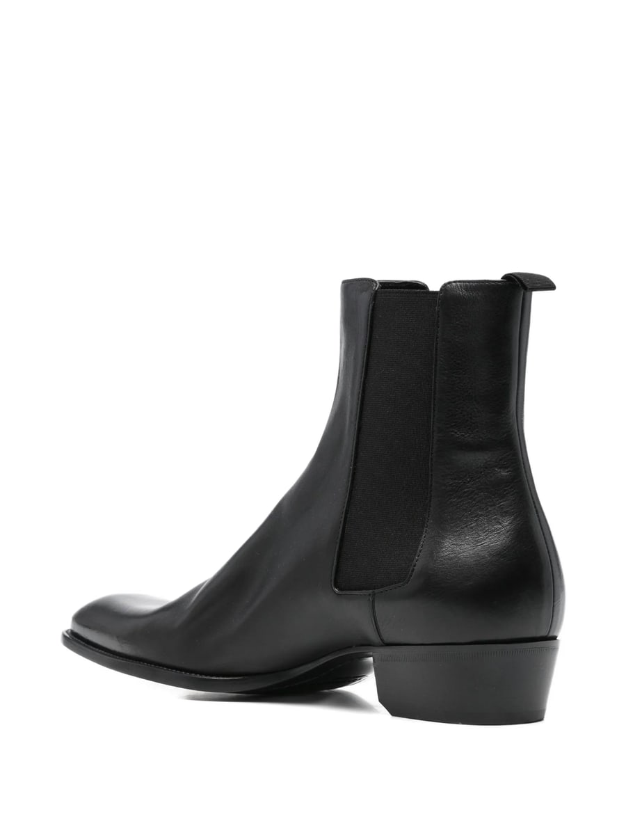 Saint Laurent Saint Laurent Pointed-toe Boots, view 3