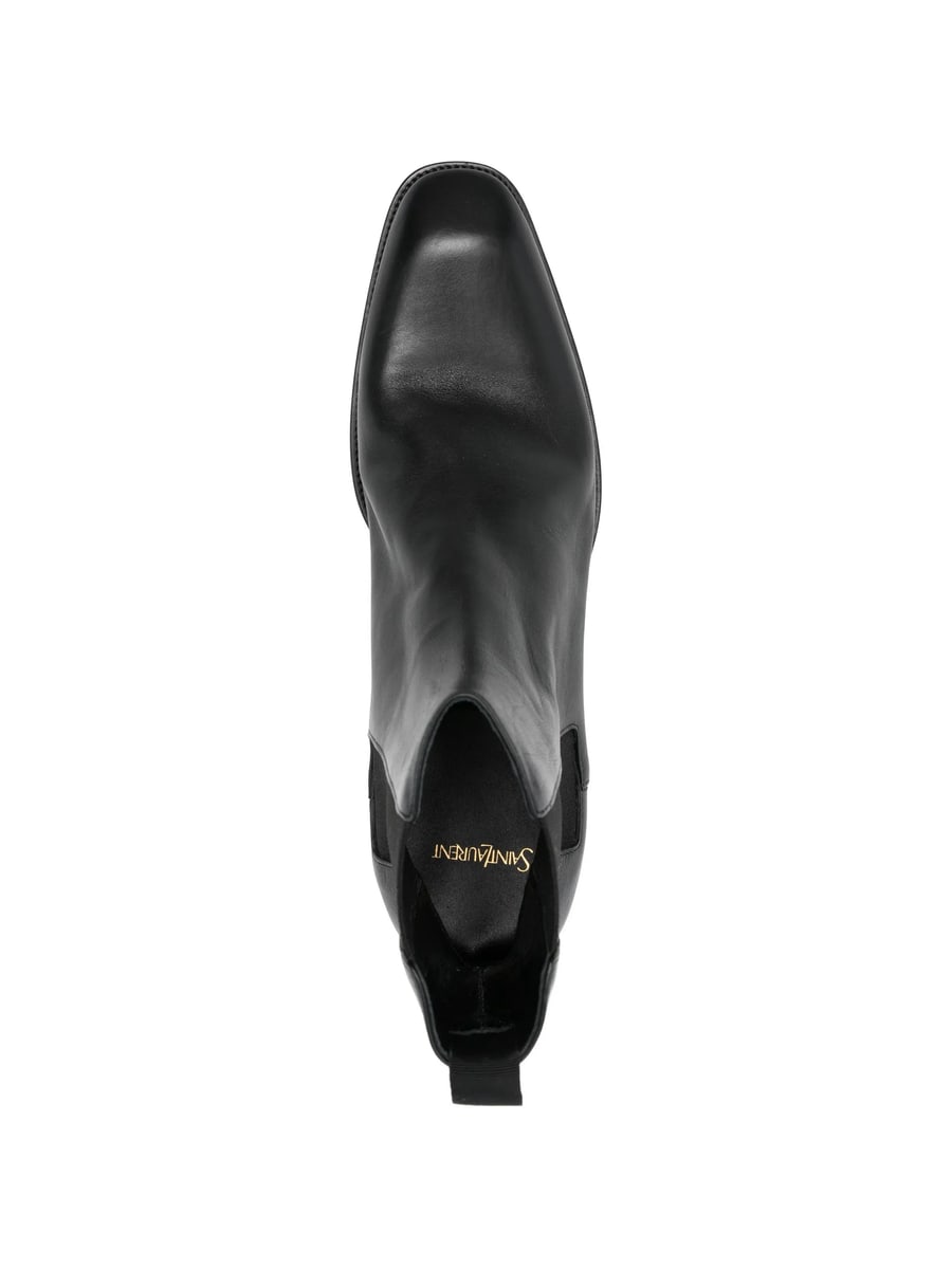 Saint Laurent Saint Laurent Pointed-toe Boots, view 4