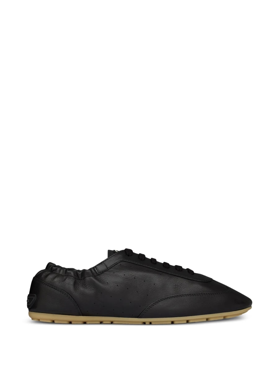 Saint Laurent Saint Laurent Lewis Elasticised-heel Leather Sneakers