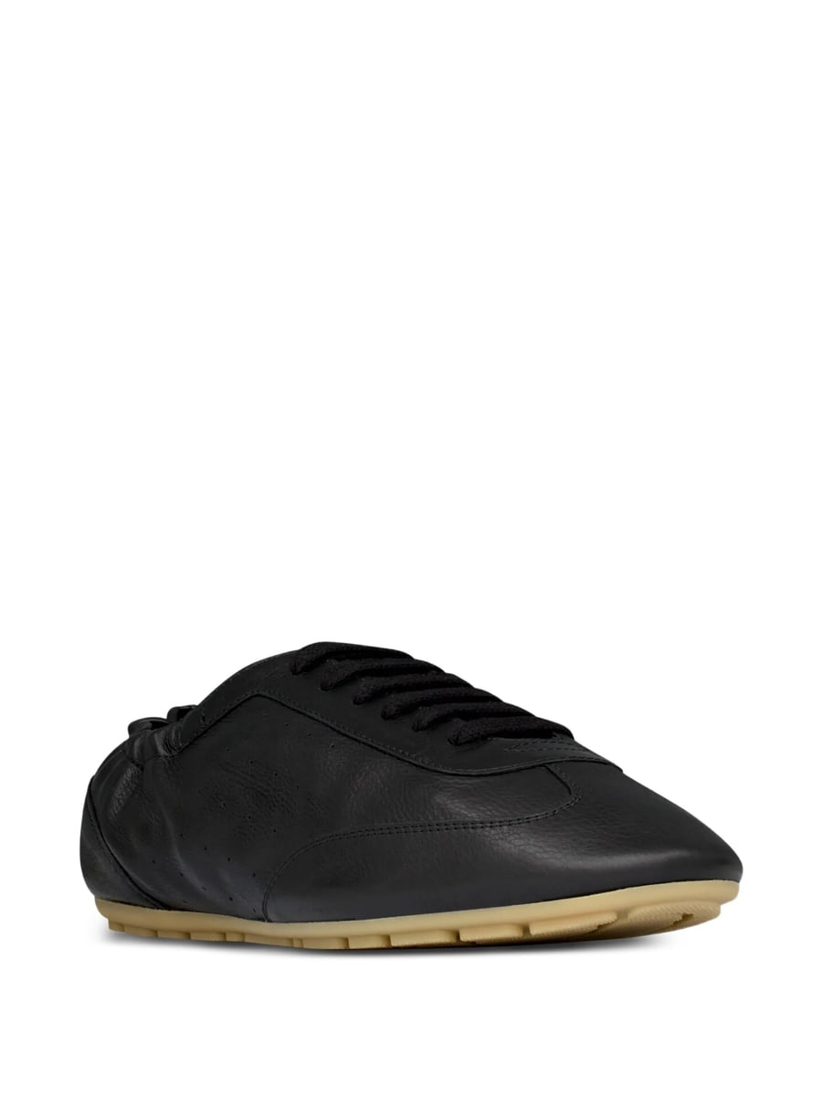 Saint Laurent Saint Laurent Lewis Elasticised-heel Leather Sneakers, view 2