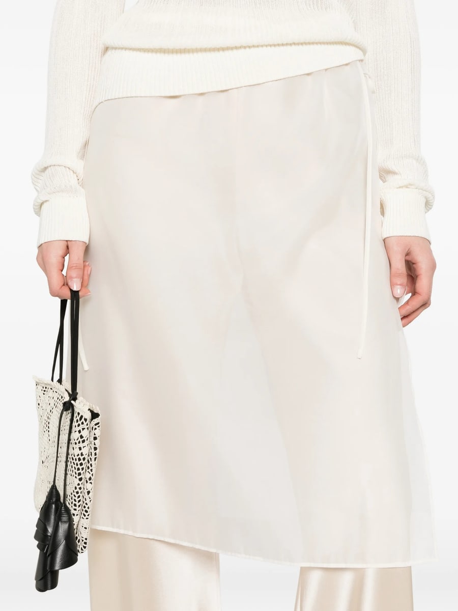 Dunst Dunst Drawstring Midi Skirt, view 2