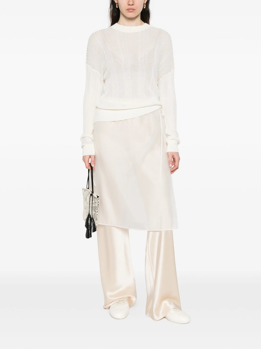 Dunst Dunst Drawstring Midi Skirt, view 3