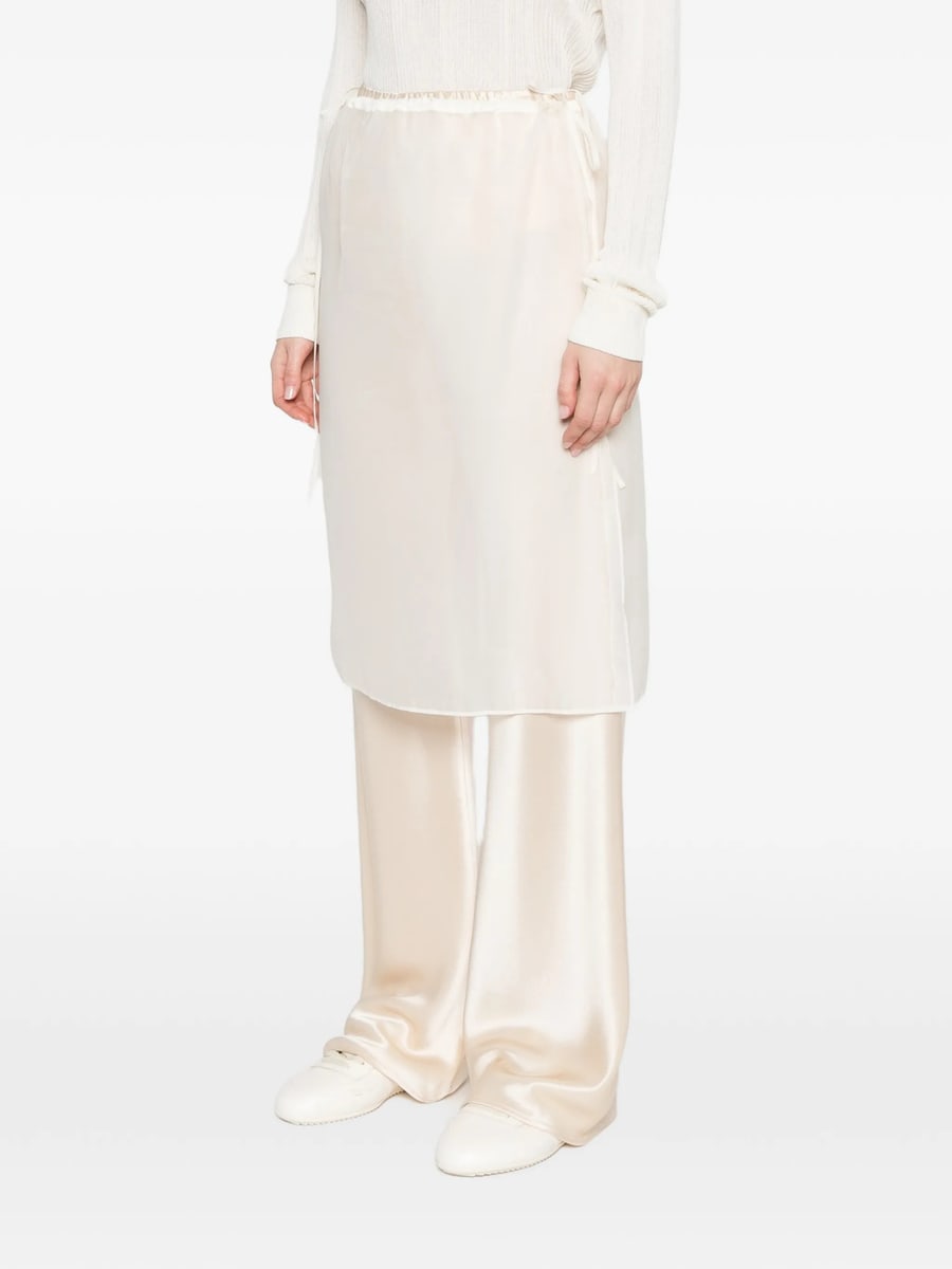 Dunst Dunst Drawstring Midi Skirt, view 4