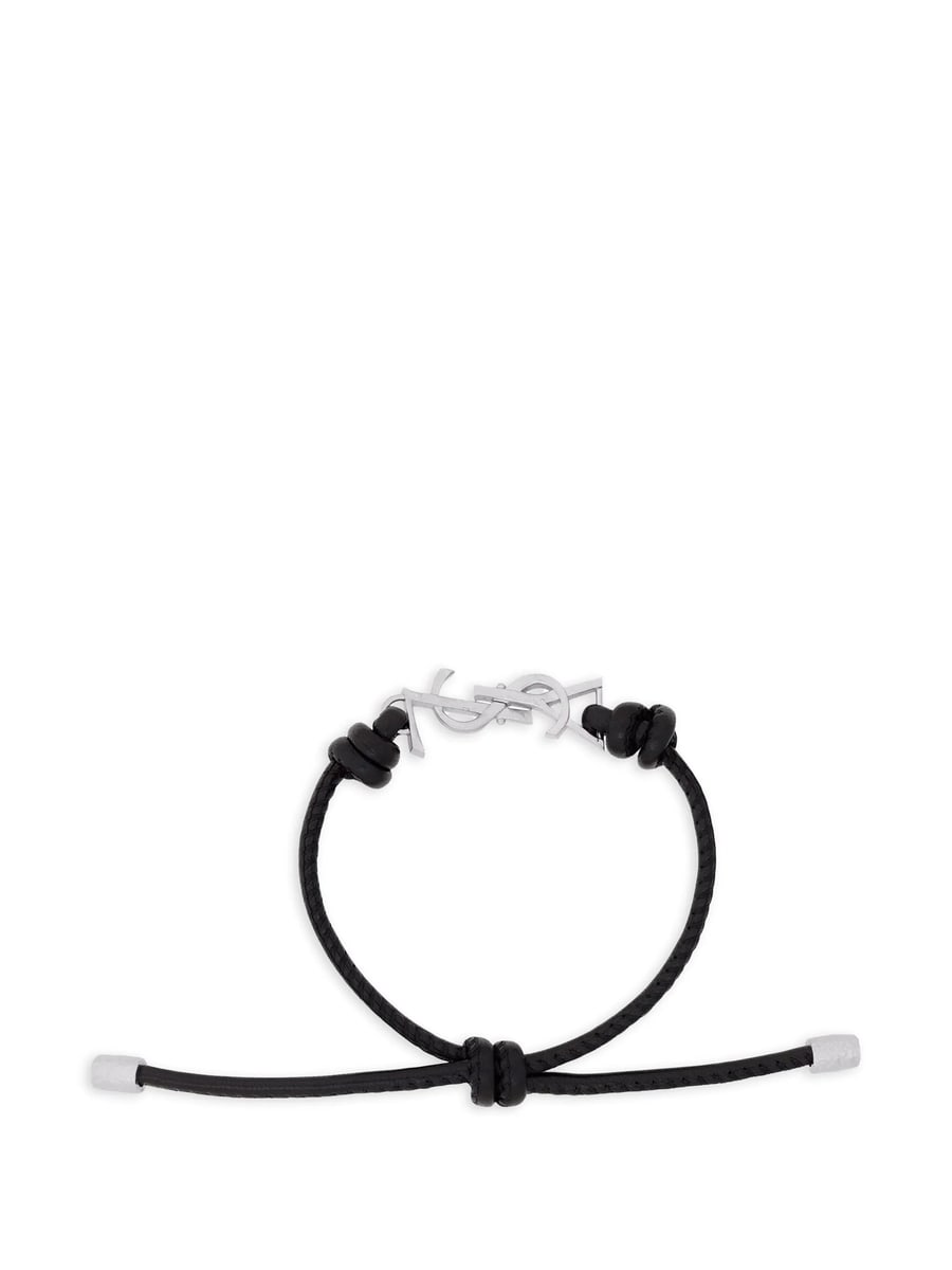 Saint Laurent Saint Laurent Cassandre-plaque Bracelet, view 2