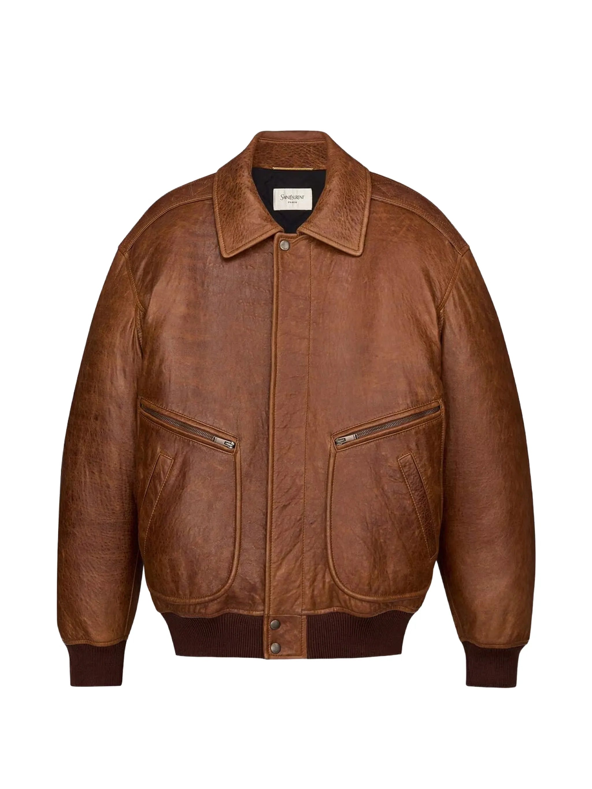 Saint Laurent Saint Laurent Zip Leather Jacket