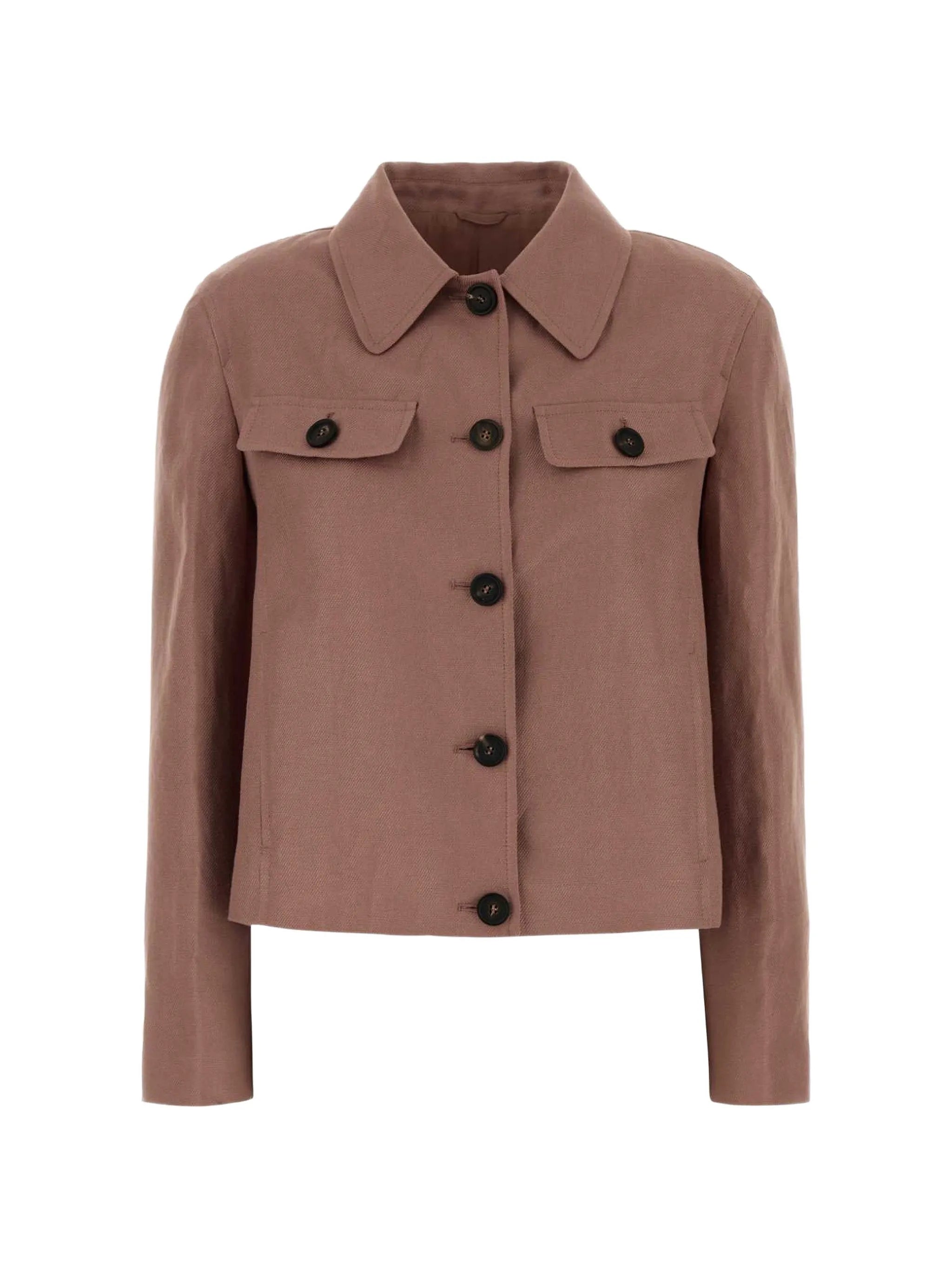 Brunello Cucinelli Brunello Cucinelli Linen Cropped Jacket