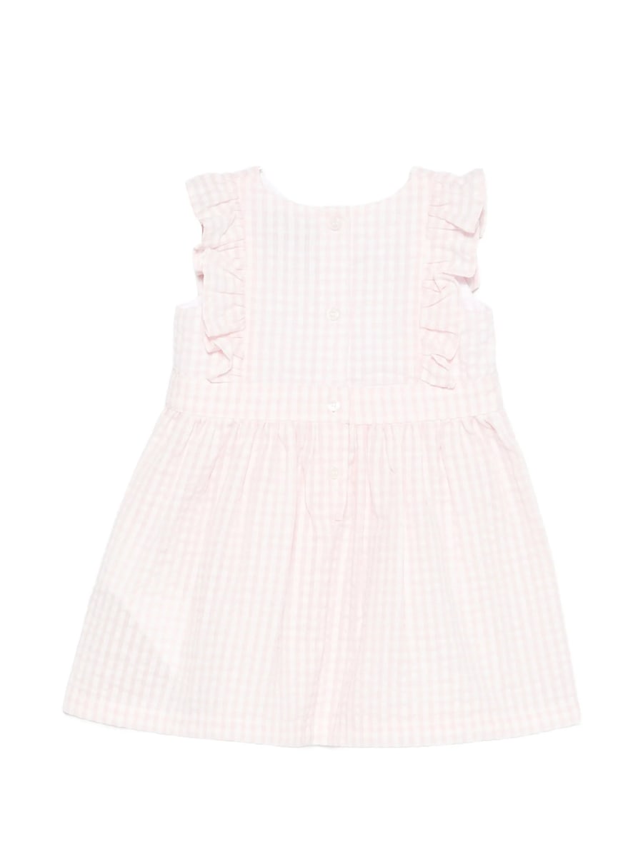 Moschino Moschino Gingham-pattern Ruffled Dress, view 3