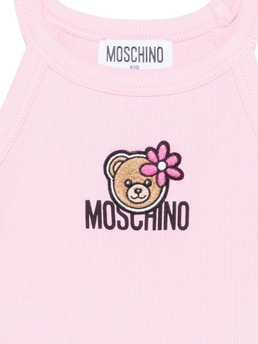 Moschino Moschino Logo-embroidered Tank Top, view 2