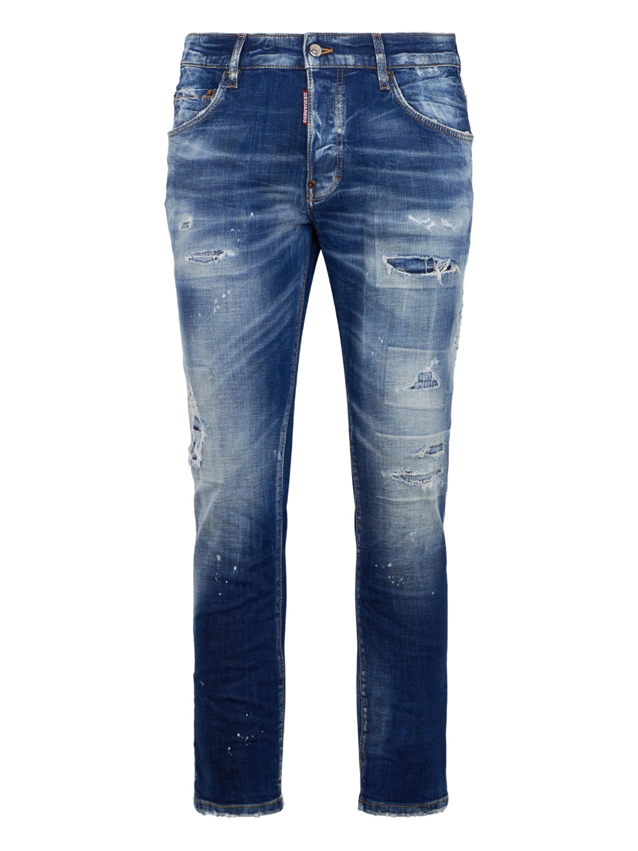 Dsquared2 Dsquared2 Medium Wash Skater Jeans