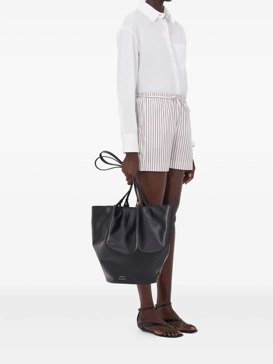 Lou Lou De Saison Lou Lou De Saison Lory Striped Drawstring Shorts, view 4