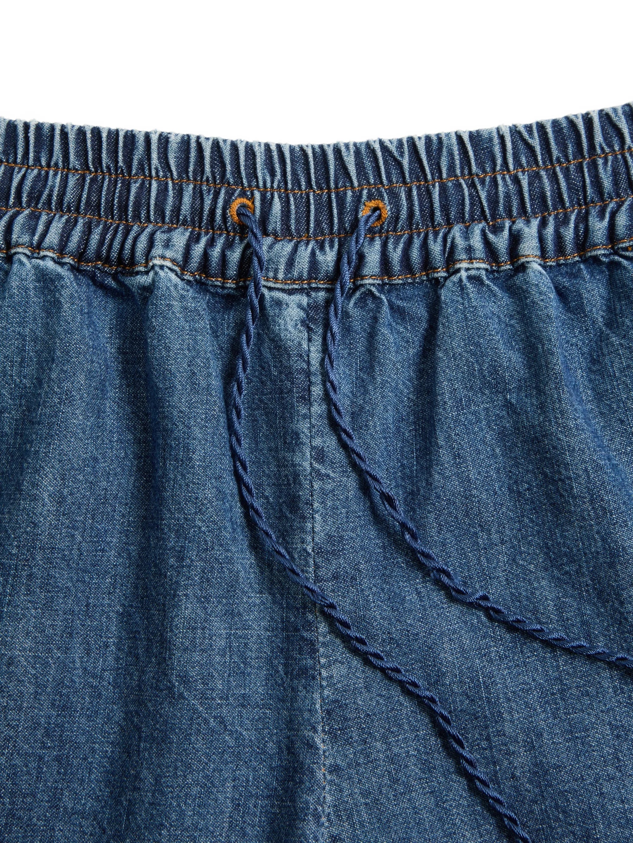 Valentino Valentino Denim Chambray Shorts, view 2