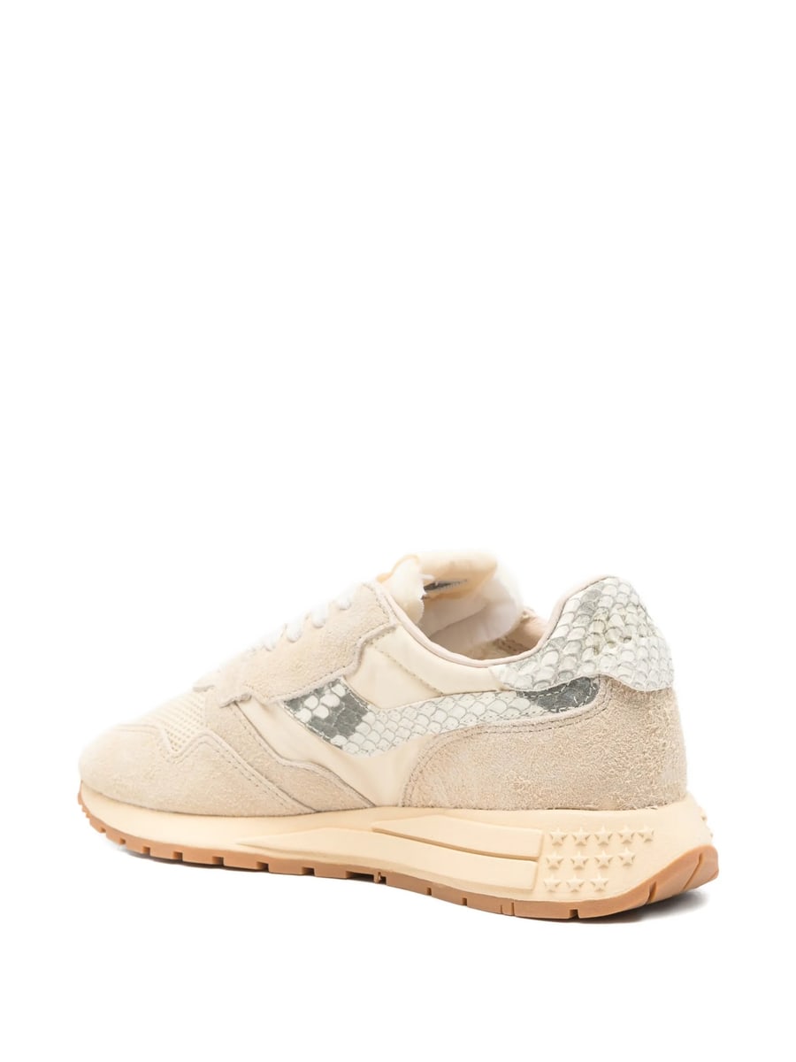 Autry Autry Reelwind Lizard-effect Sneakers, view 3