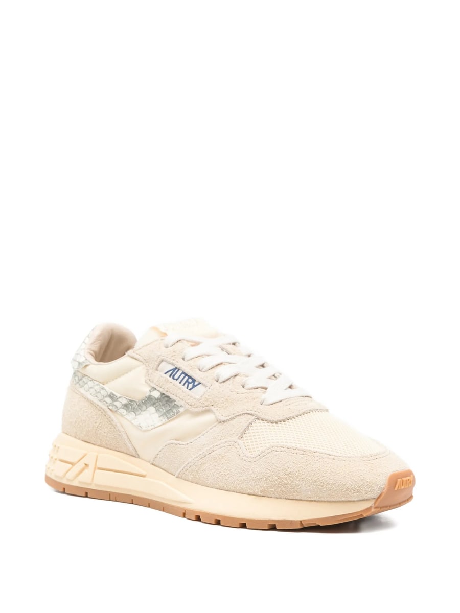 Autry Autry Reelwind Lizard-effect Sneakers, view 4