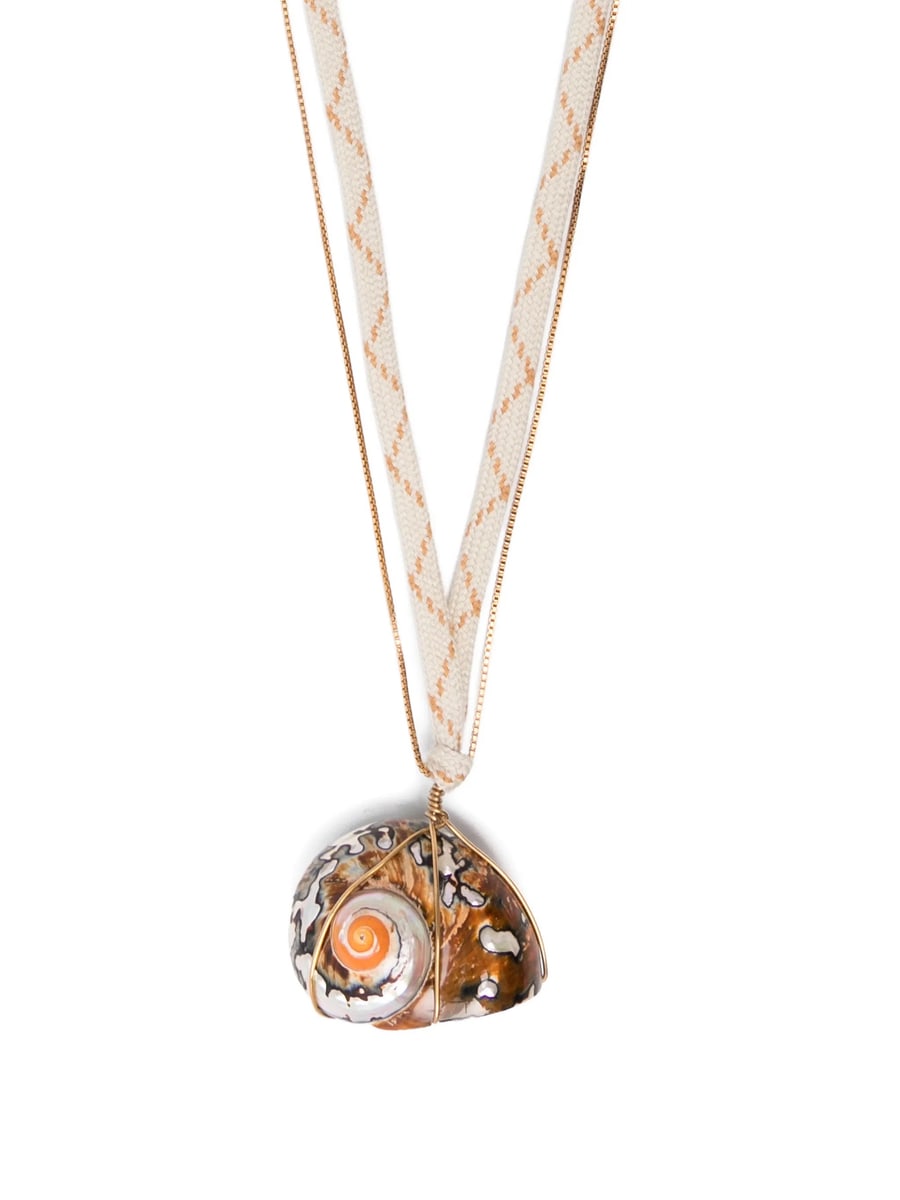 Dries Van Noten Dries Van Noten Shell Pendant Necklace, view 3