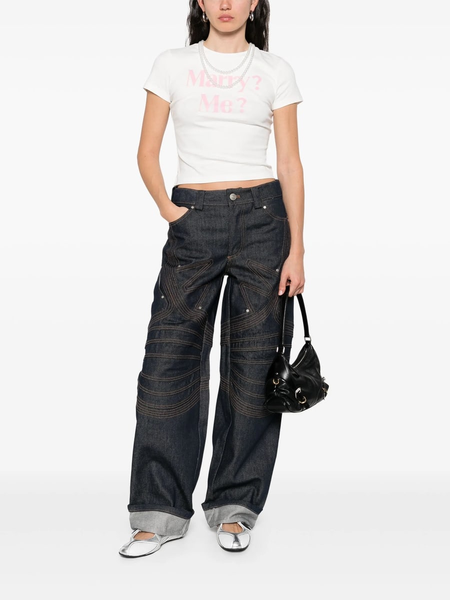 Markgong Markgong Cotton-blend Jeans, view 2