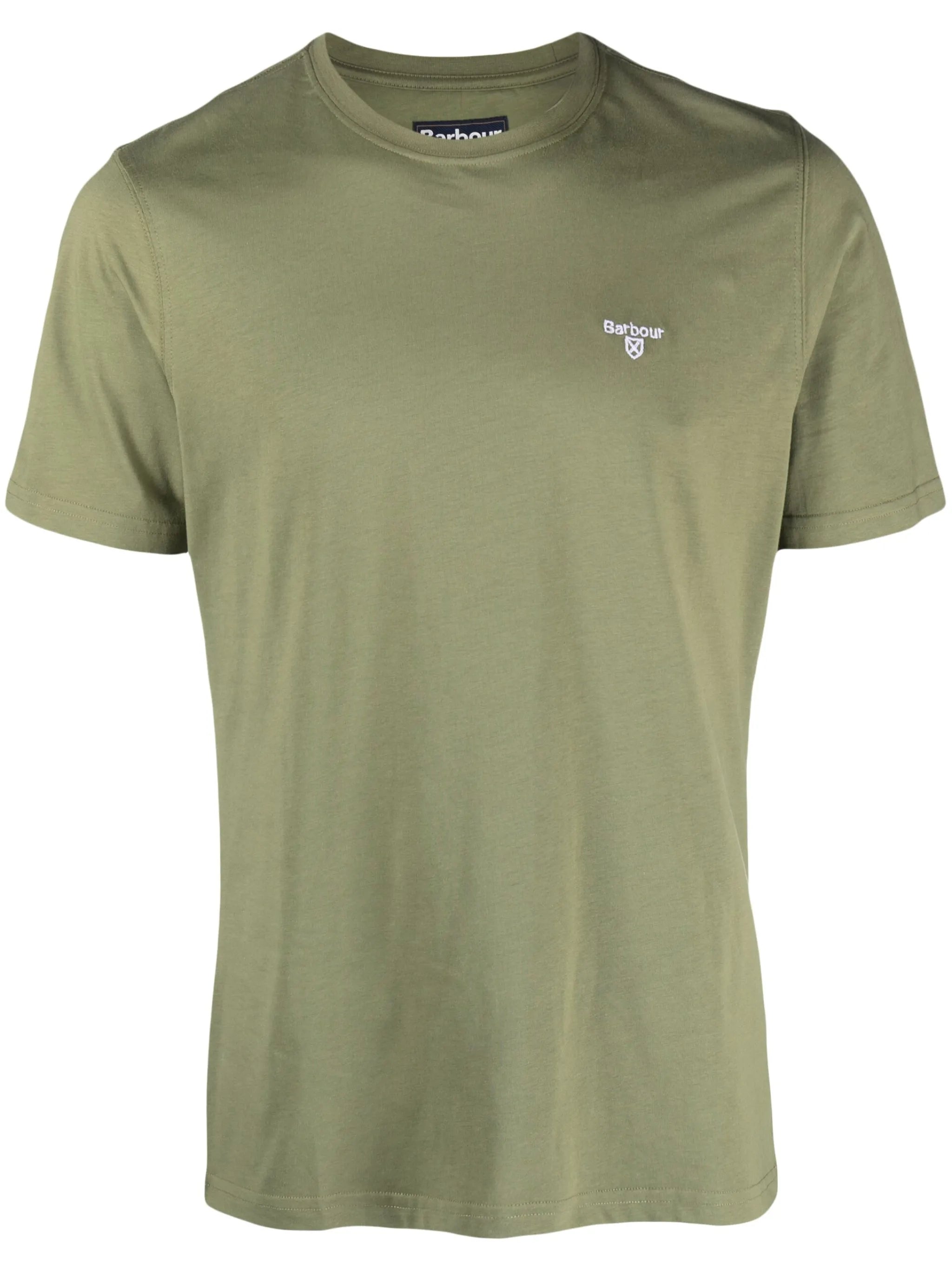Barbour Barbour Logo-embroidered Cotton T-shirt