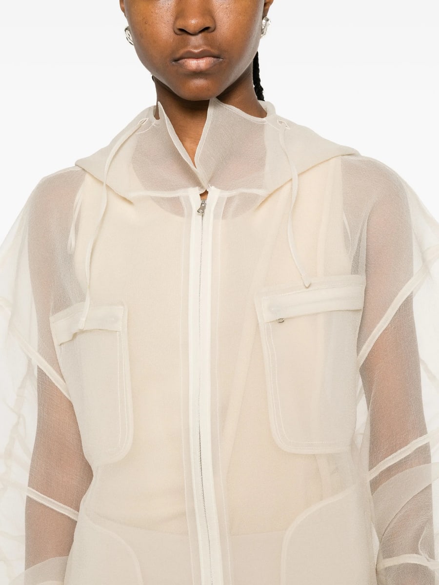 System System Hooded Chest-pocket Jacket, view 3
