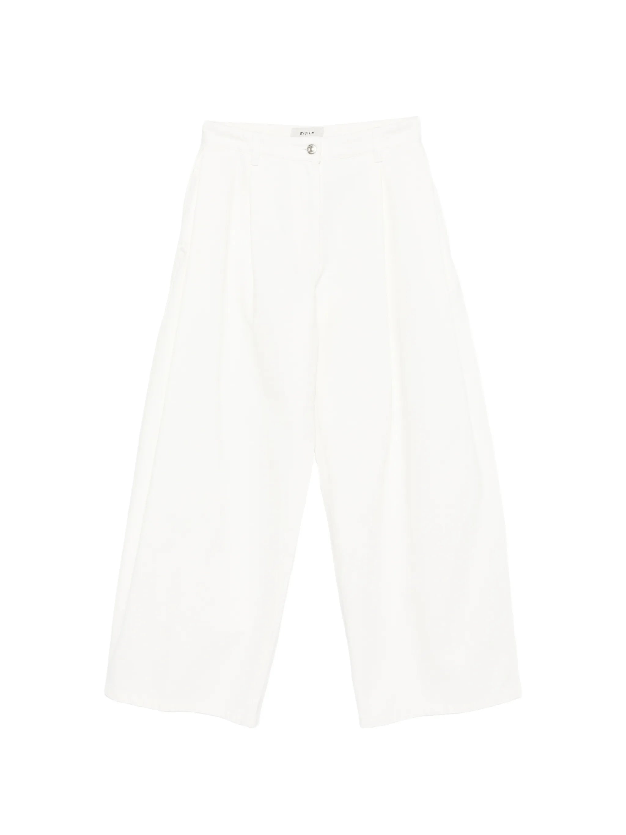 System System Button-fastening Pleated Jeans