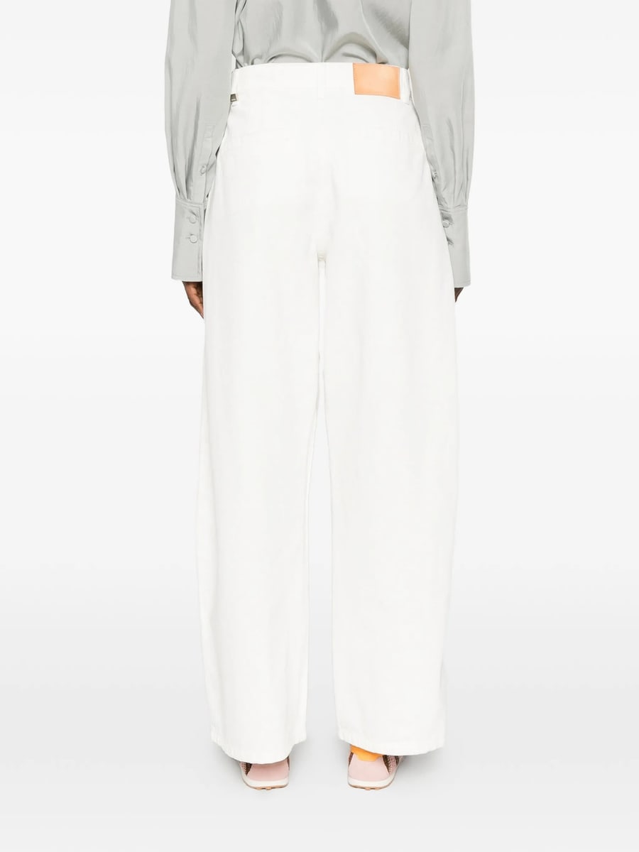 System System Button-fastening Pleated Jeans, view 3