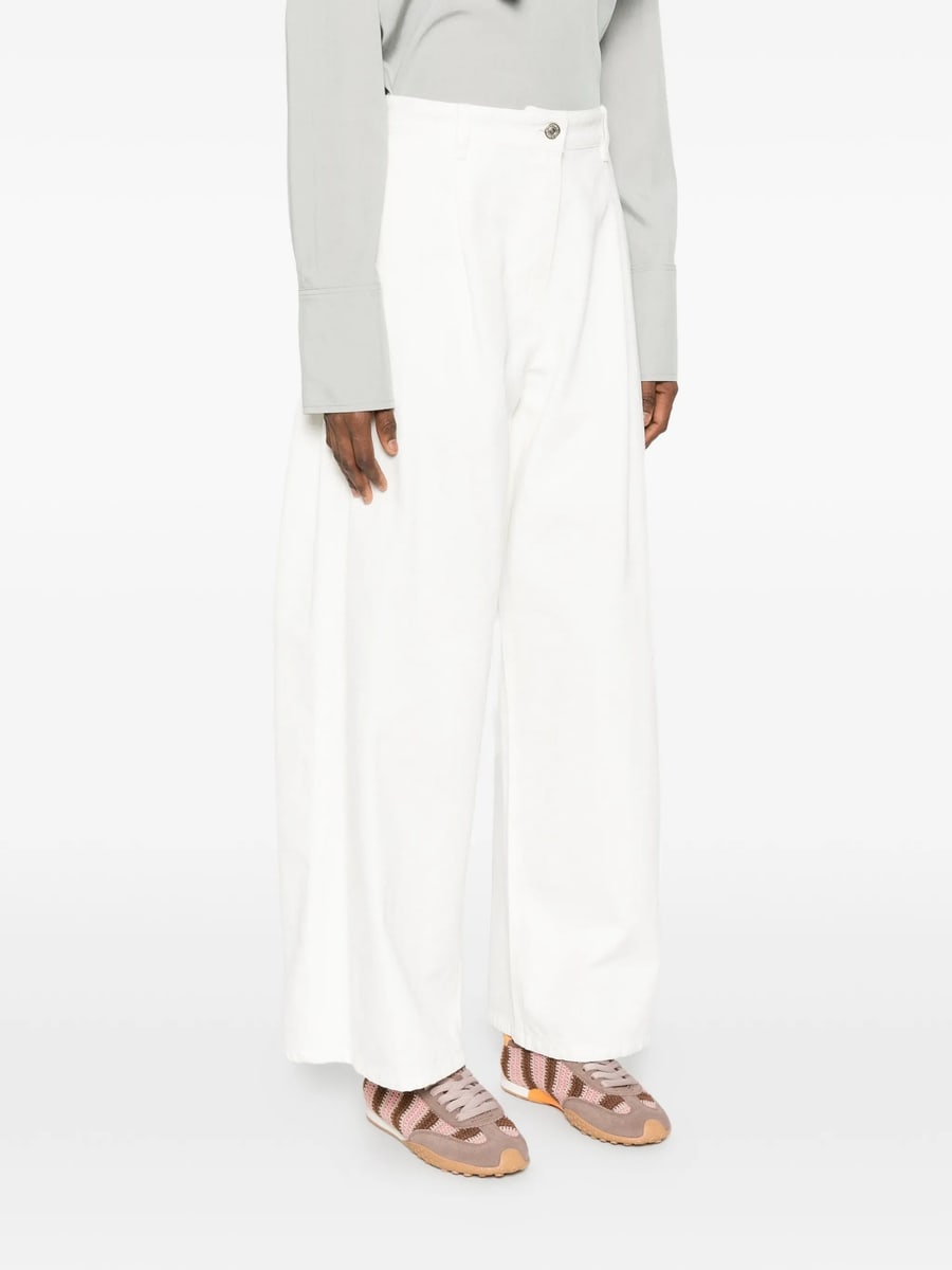 System System Button-fastening Pleated Jeans, view 5