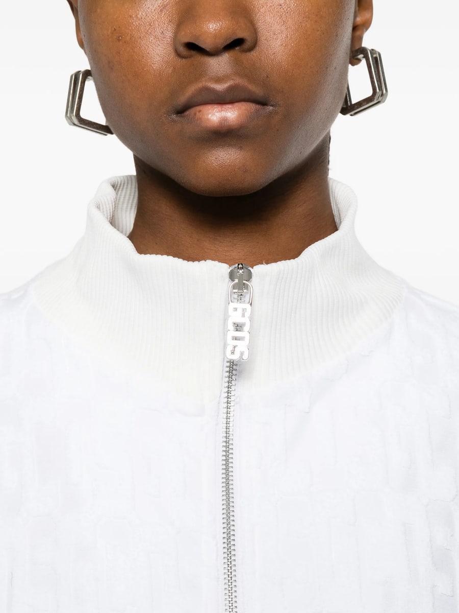 Gcds Gcds Textured Zip-fastening Jacket, view 3