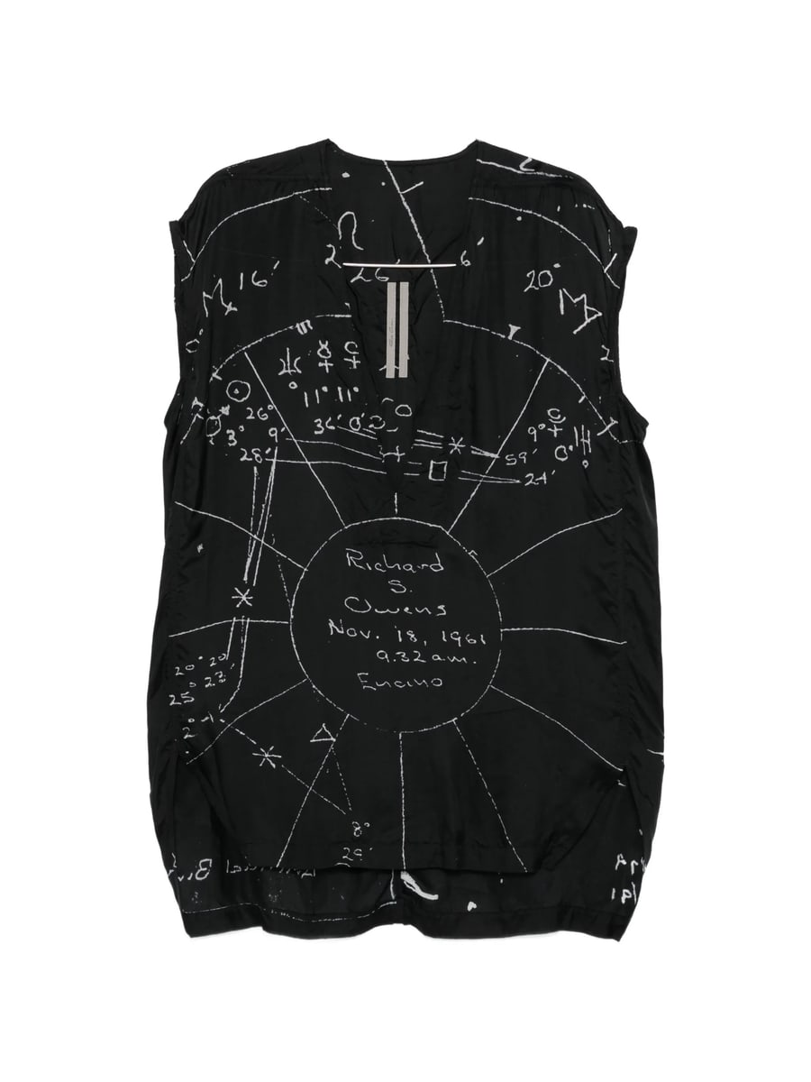 Rick Owens Rick Owens Graphic-print Top