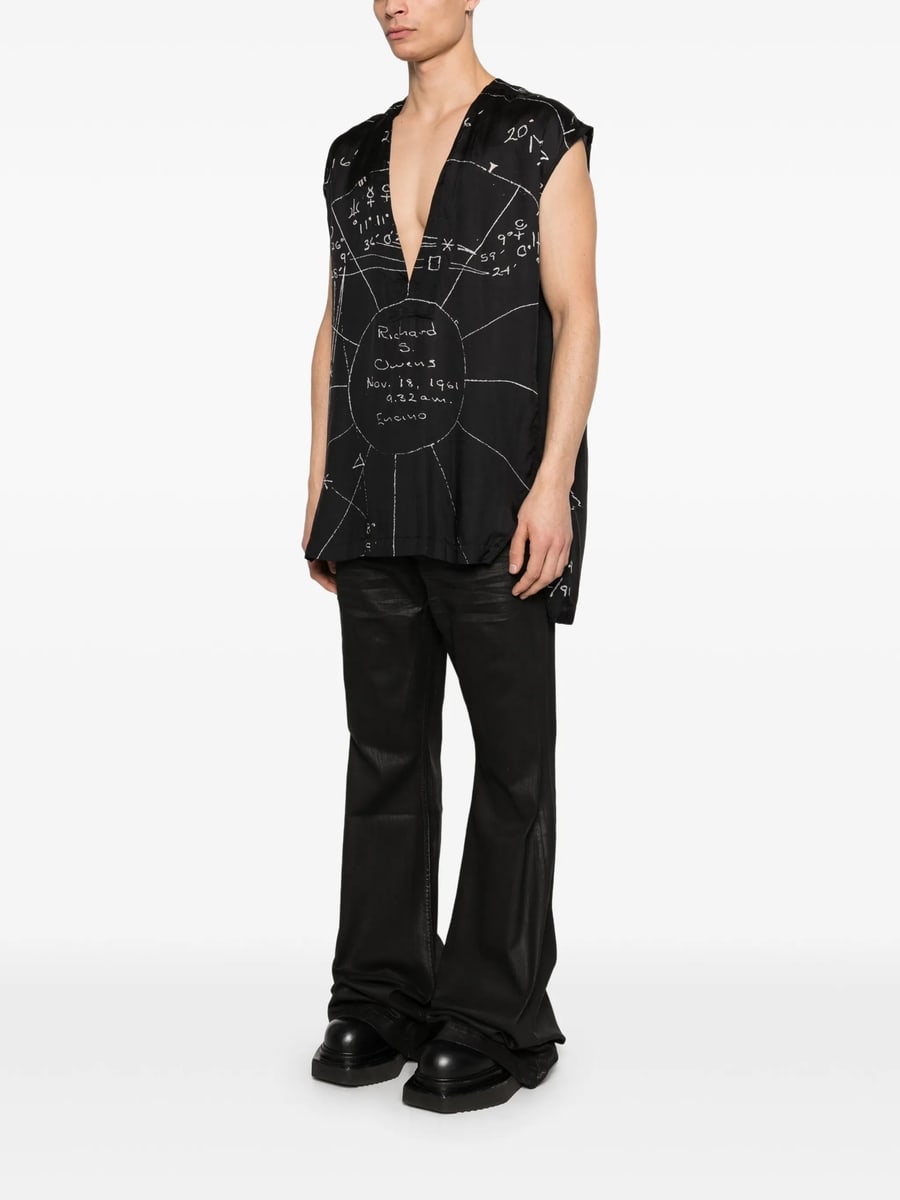 Rick Owens Rick Owens Graphic-print Top, view 4