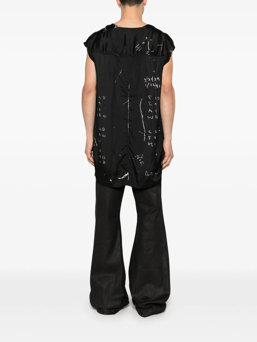 Rick Owens Rick Owens Graphic-print Top, view 5