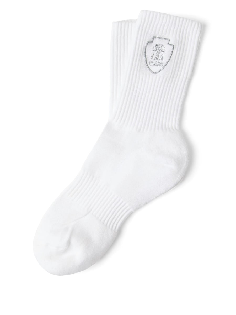 Brunello Cucinelli Brunello Cucinelli Logo-embroidered Socks