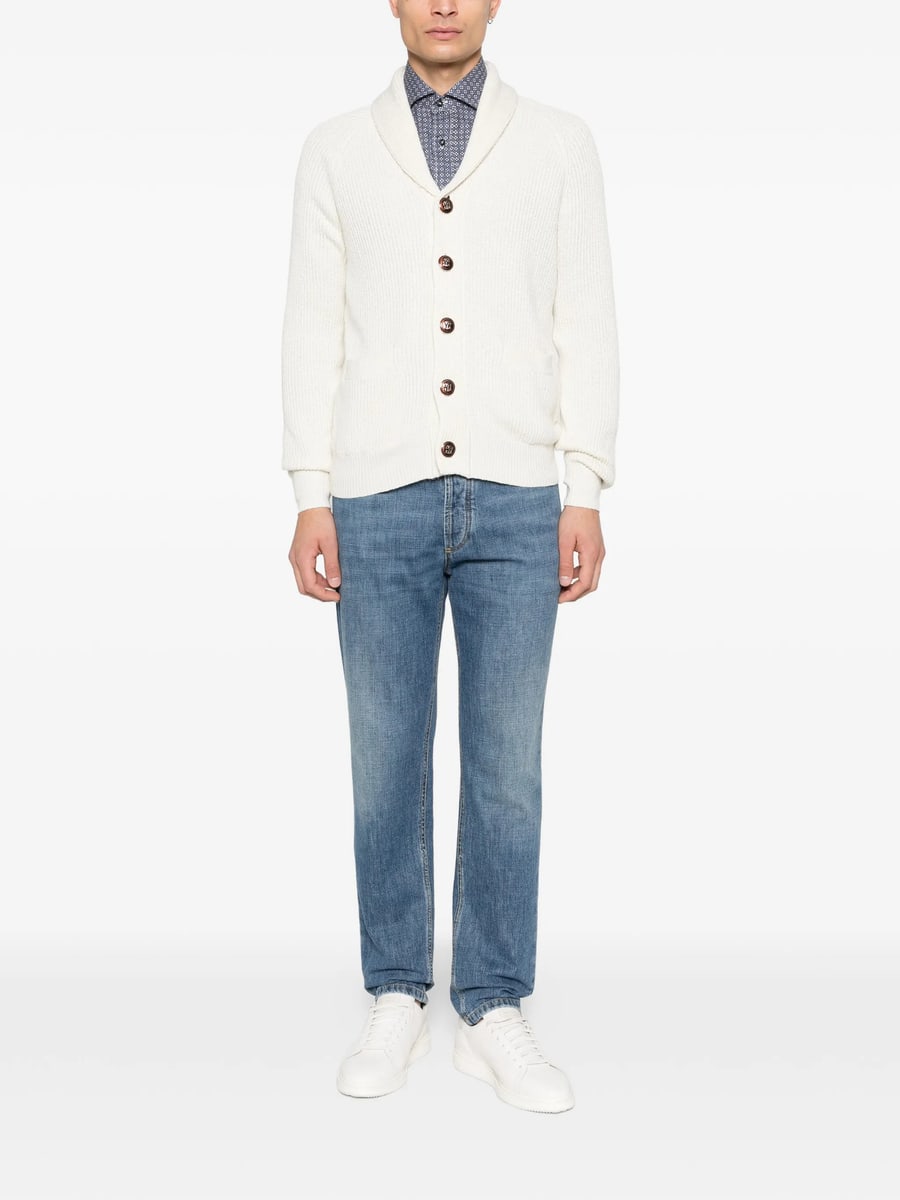 Brunello Cucinelli Brunello Cucinelli Ribbed Cardigan, view 2