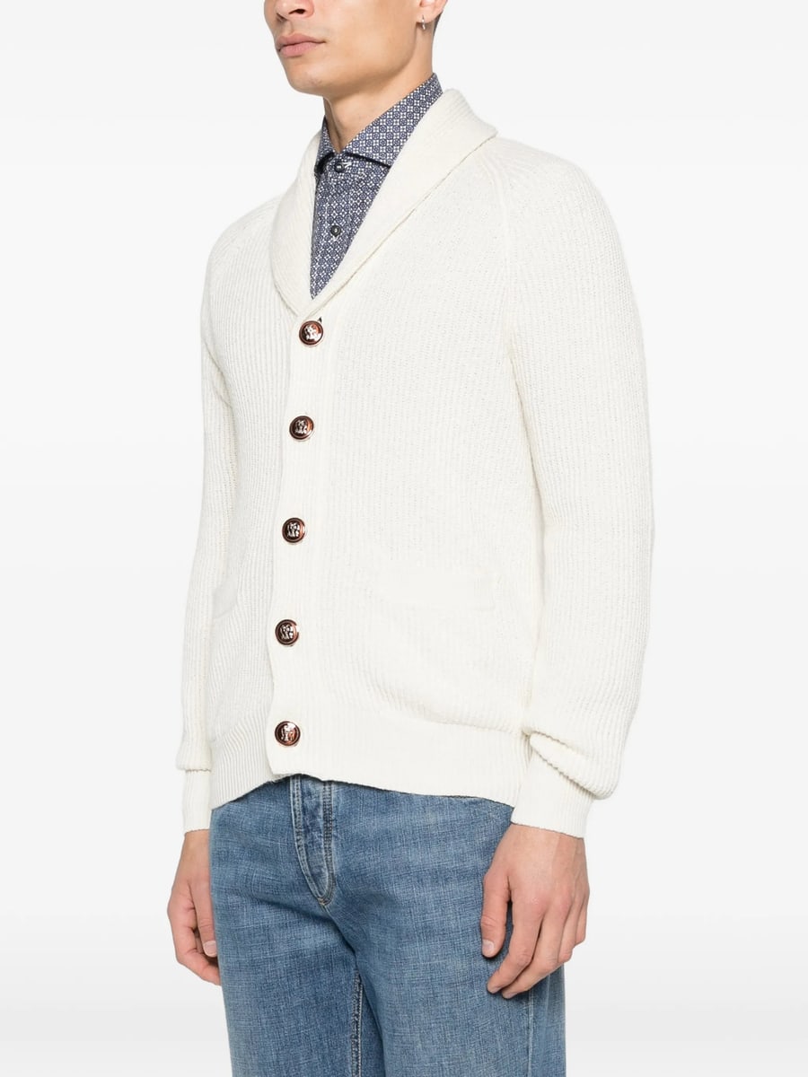 Brunello Cucinelli Brunello Cucinelli Ribbed Cardigan, view 5