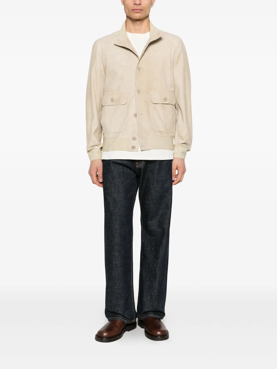 Santoro Santoro Button Patch-pocket Jacket, view 2