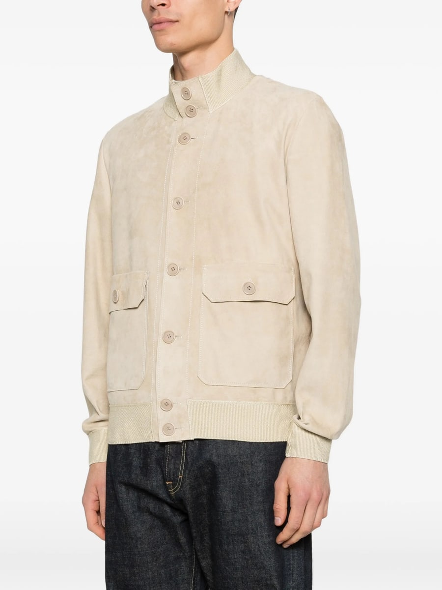 Santoro Santoro Button Patch-pocket Jacket, view 5
