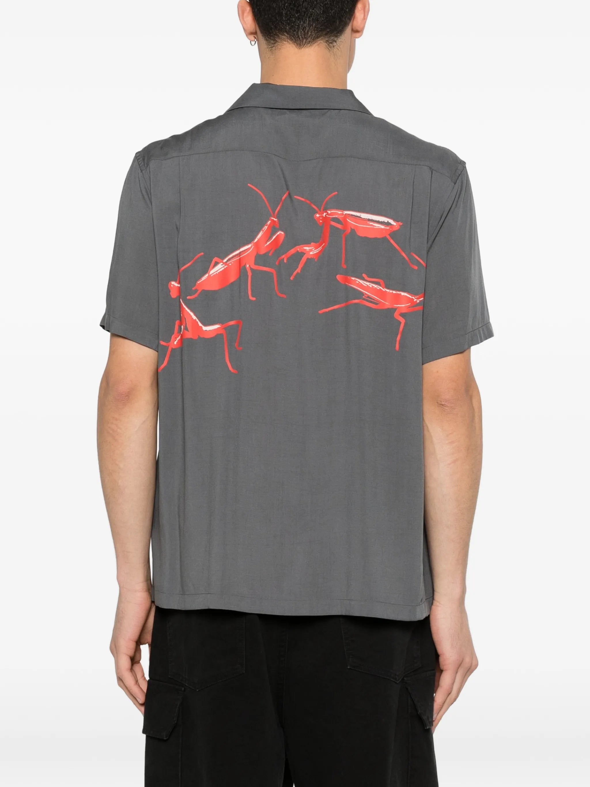 JW Anderson Jw Anderson Graphic-print Chest-pocket Shirt