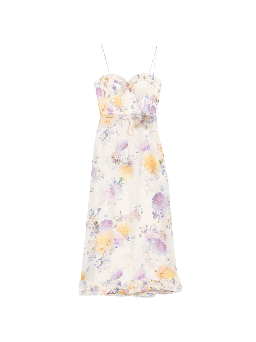 Zimmermann Zimmermann Luna Ruffle Midi Dress