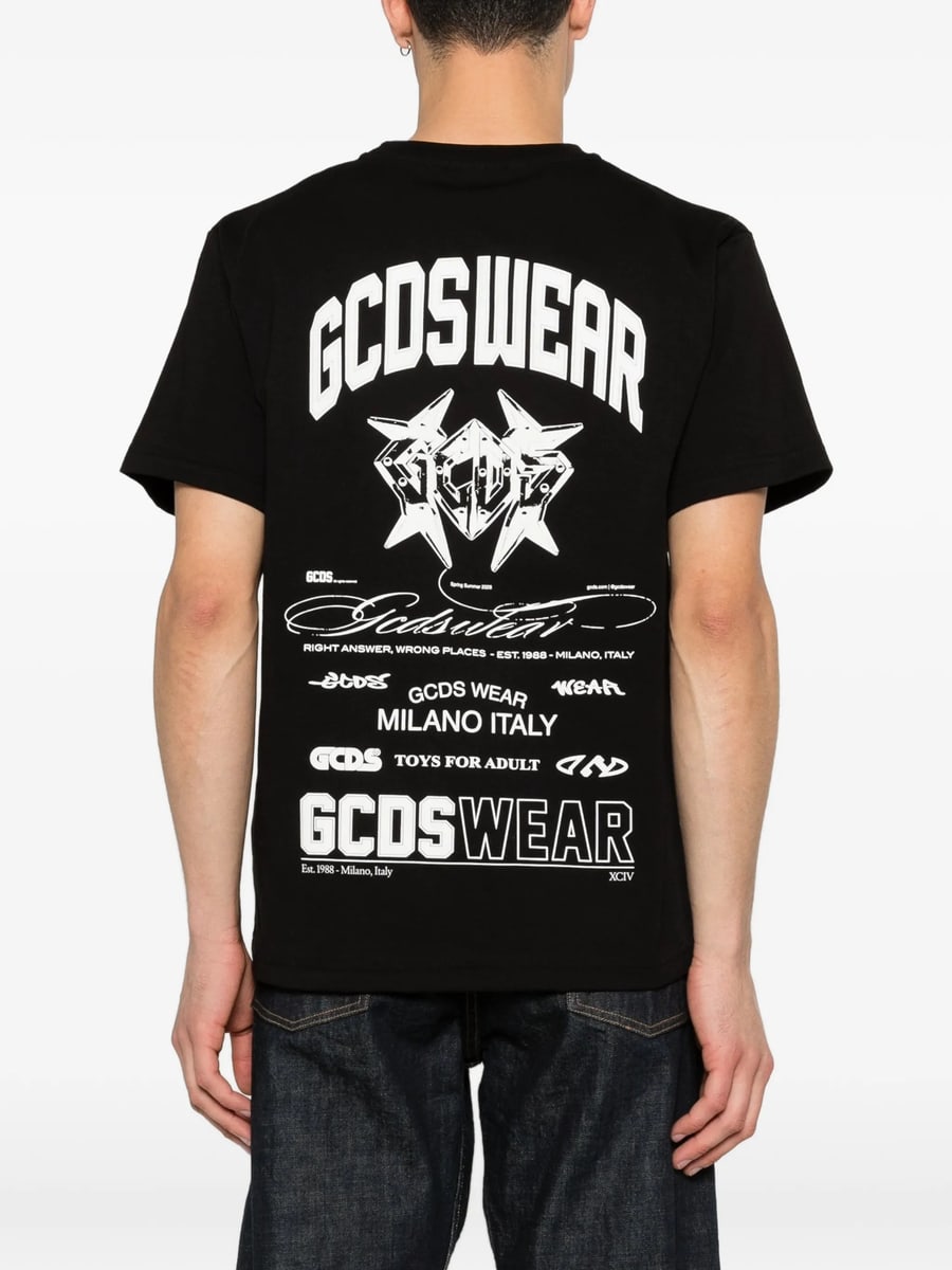 Gcds Gcds Graphic-print T-shirt, view 5