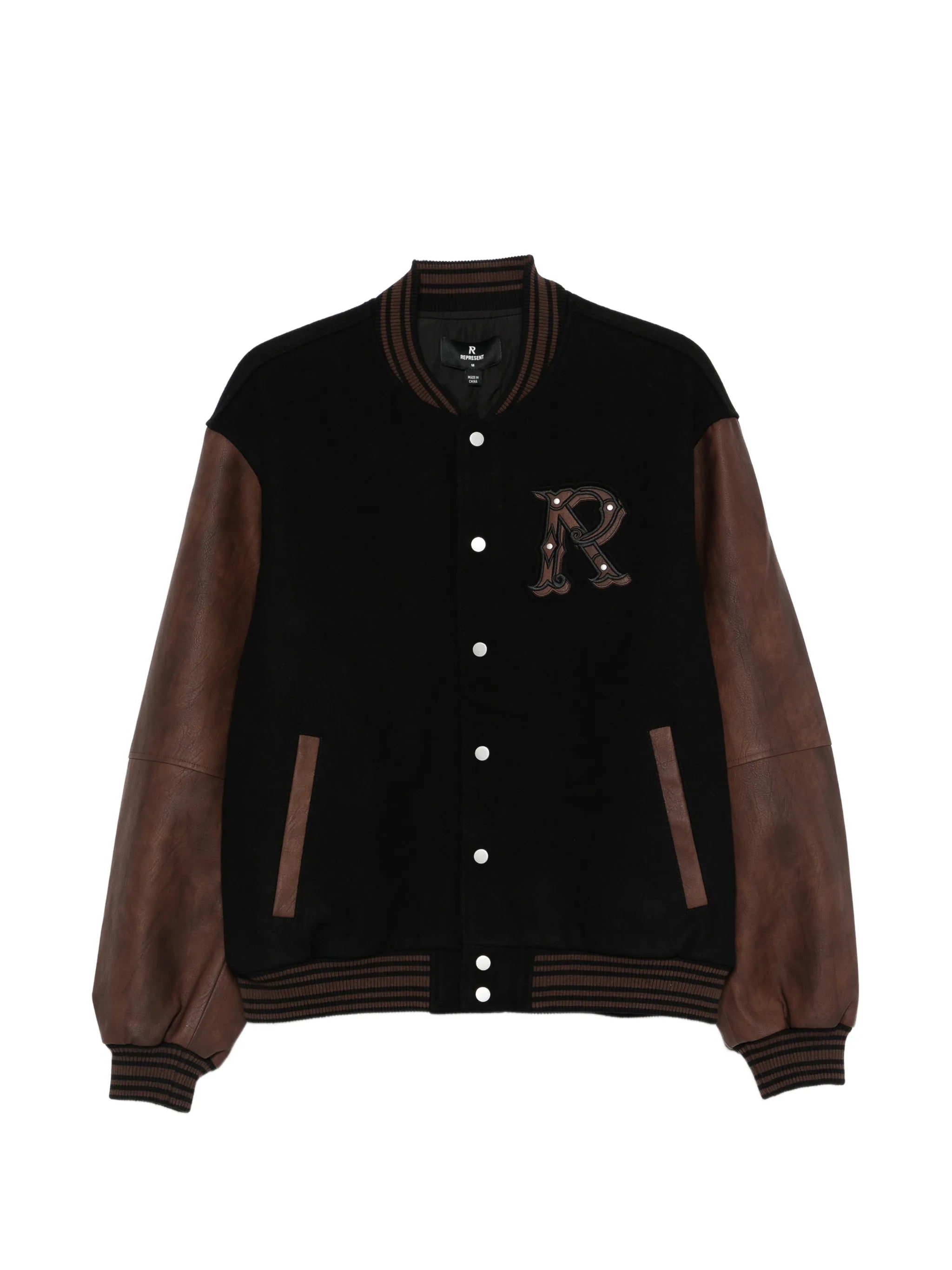 Represent Represent Logo-appliqué Bomber Jacket