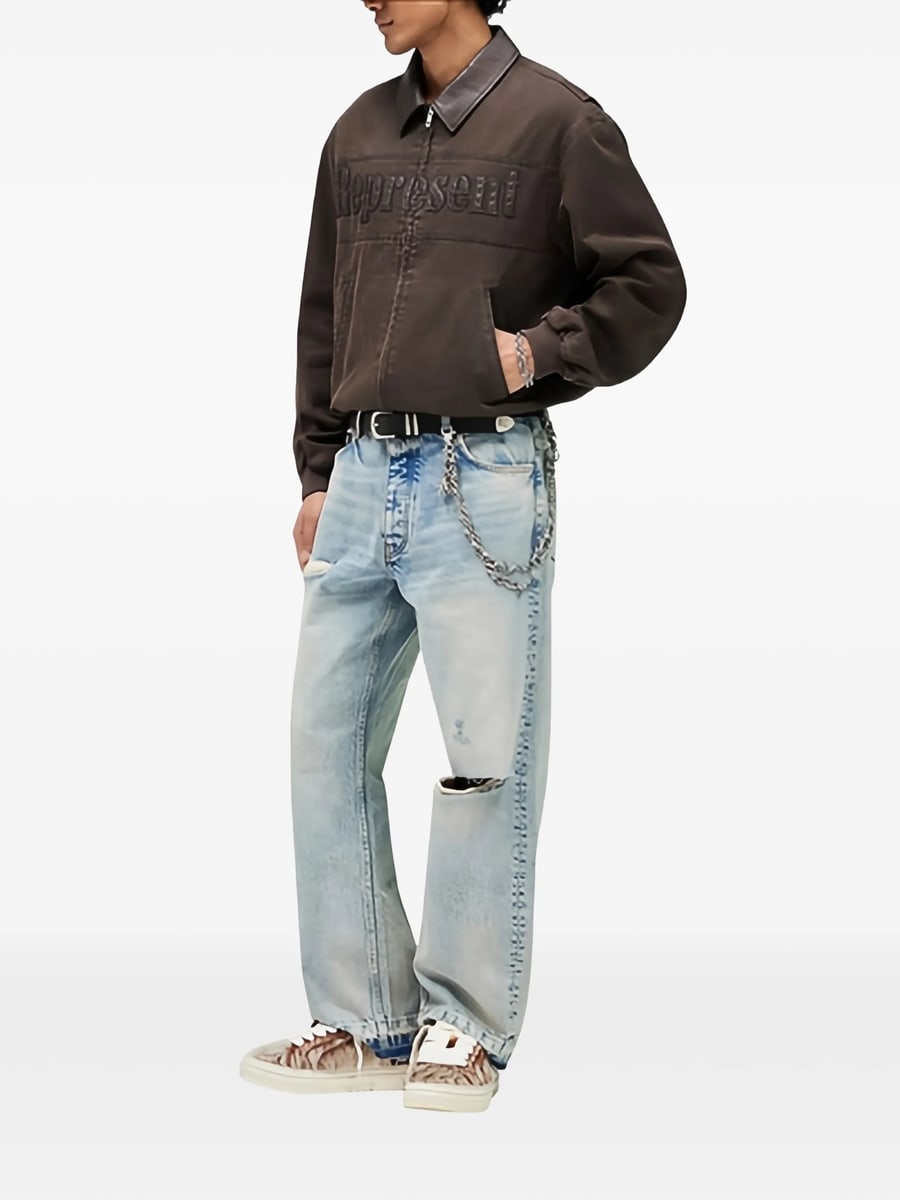 Represent Represent Roscoe Logo-appliqué Bomber Jacket