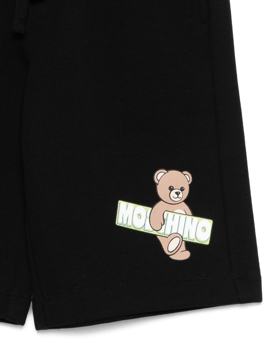 Moschino Moschino Teddy-print Shorts, view 2