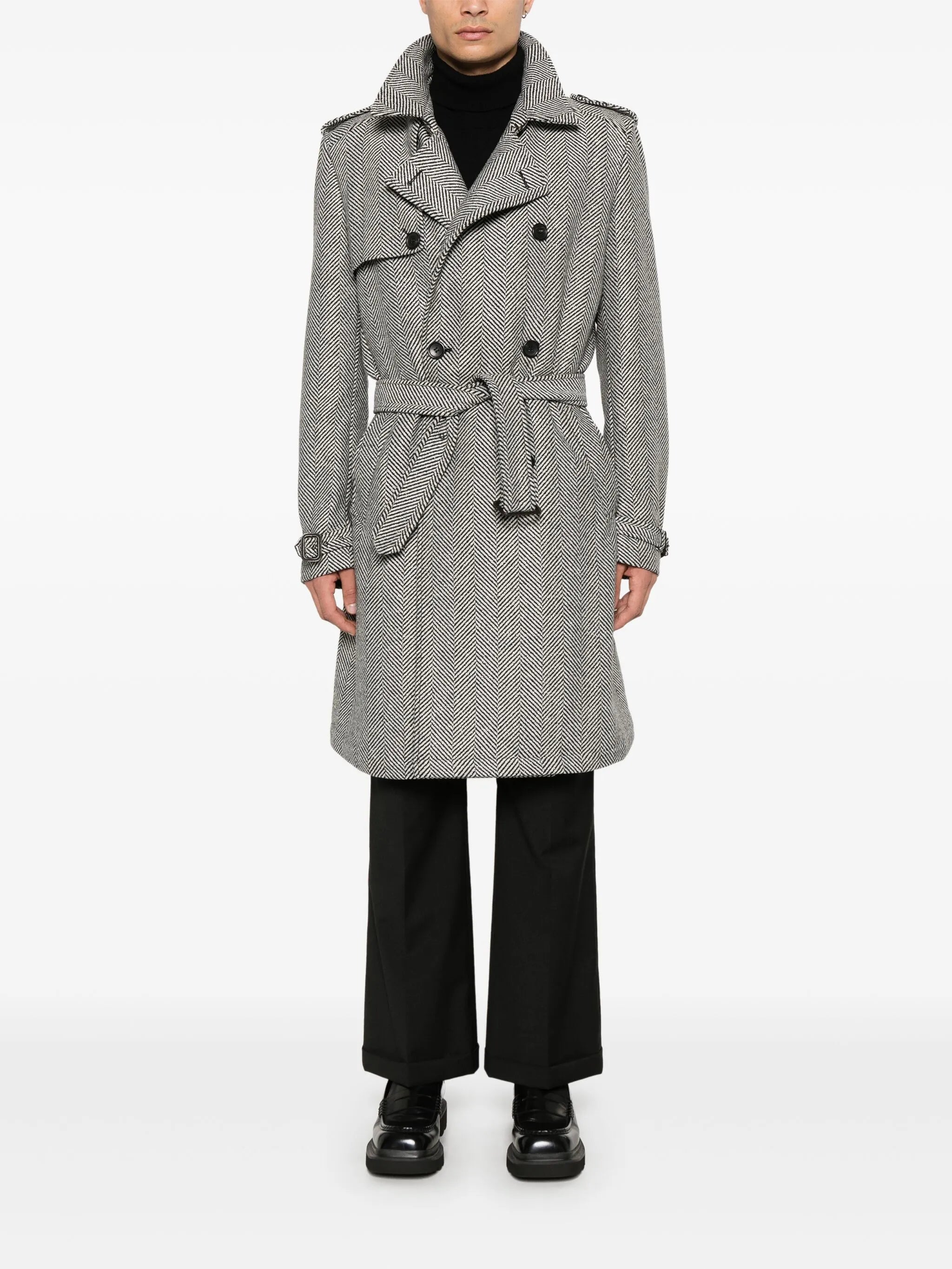 Eraldo Eraldo Herringbone Coat, view 2